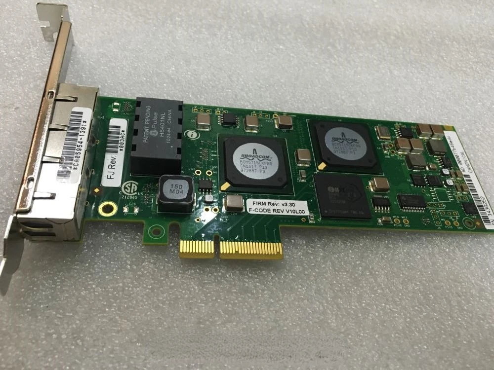 За четырехпортовой гигабитова мрежова карта bcm5715 PCI-E soft routing ESXI Hyper-v seconds bcm5709
