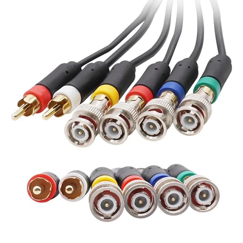 Кабел AT41 RGB/RGBS за видео карти N64 SFC SNES NGC Композитен кабел с висока устойчивост
