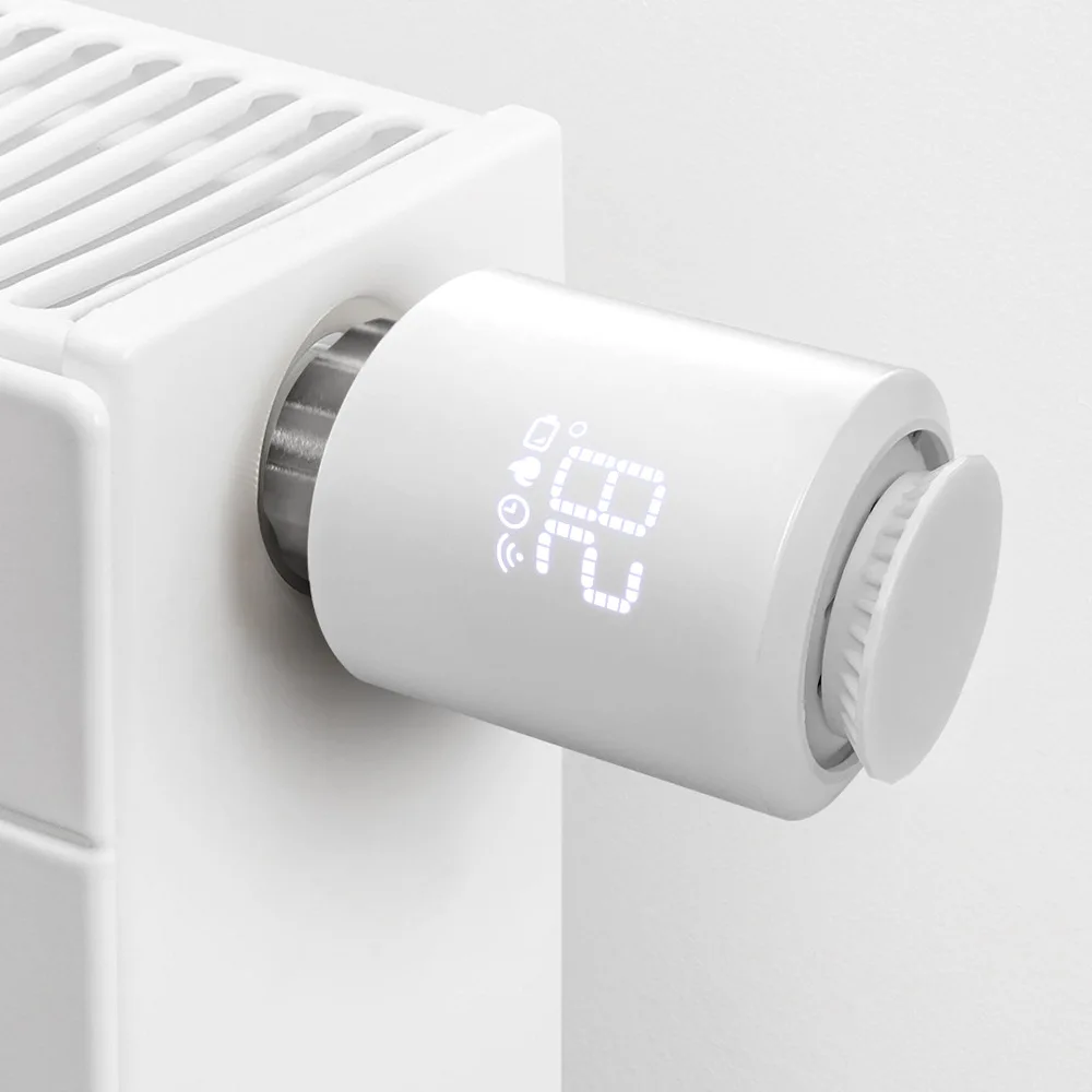 Sasha Zigbee Термостат радиаторные вентили App Контрол на Отопление термостат температурен Регулатор е Съвместим с Алекса Google