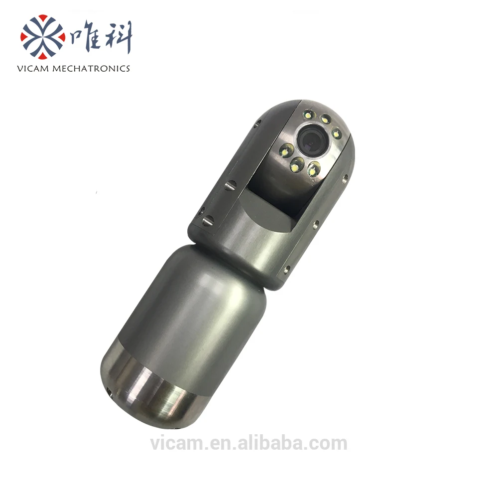 Заводска продажба на Канализационната видео канализационна тръба AHD Камера за видеонаблюдение е с 50 мм AHD наклон-наклон глава на камерата изображения