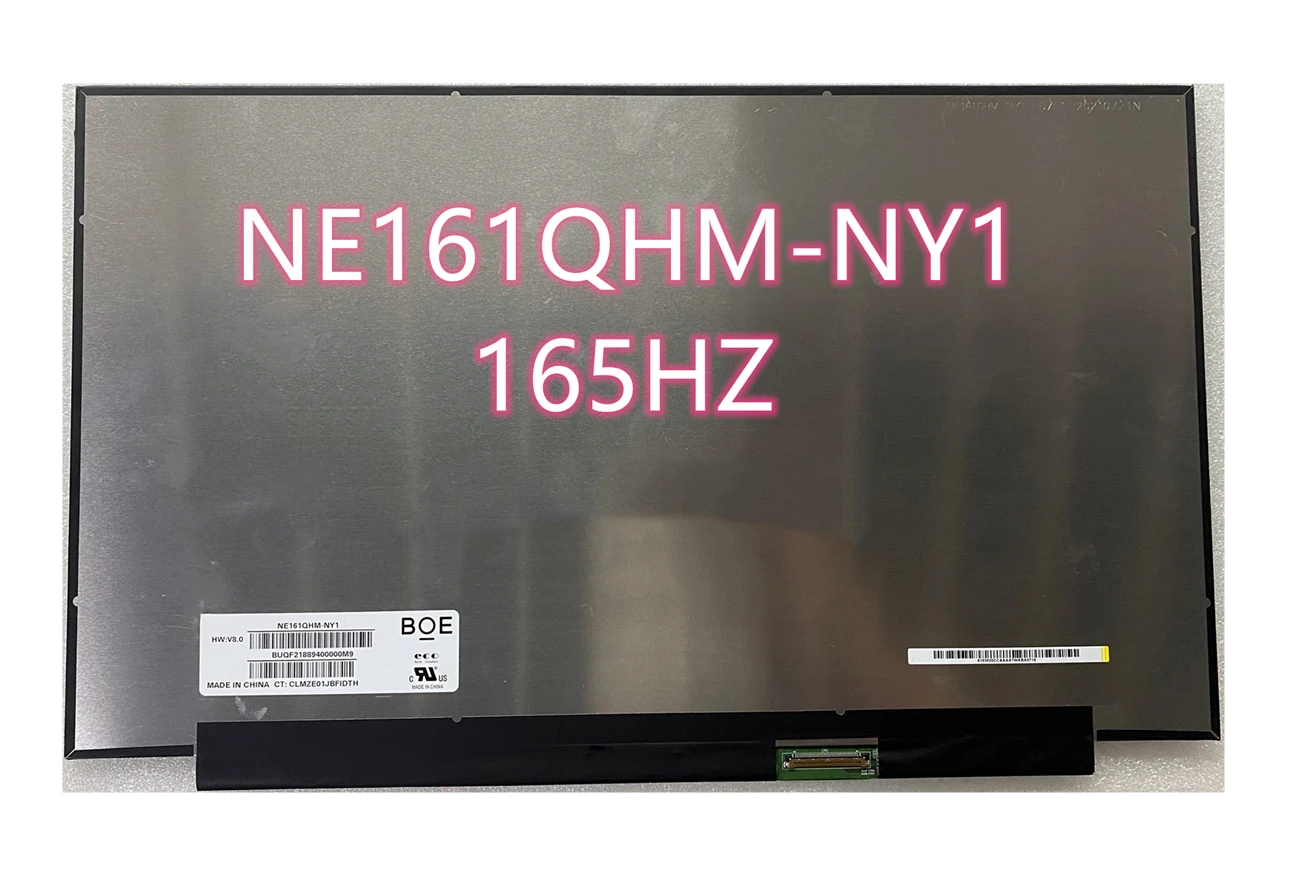 16,1-инчов LCD екран за лаптоп NE161QHM-NY1 QHD 2K 165Hz Матрица, 40 Pin