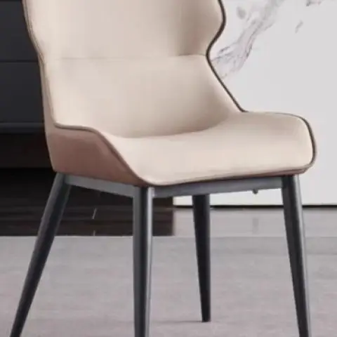 Модерни трапезни столове Кухненски мебели Скандинавски трапезария стол с облегалки от плат Западен луксозен стол за хранене, Мебели за грим