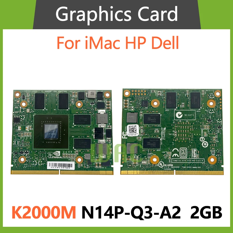 Истинска видео карта K2000M GDDR3 2 GB за iMac 21,5 