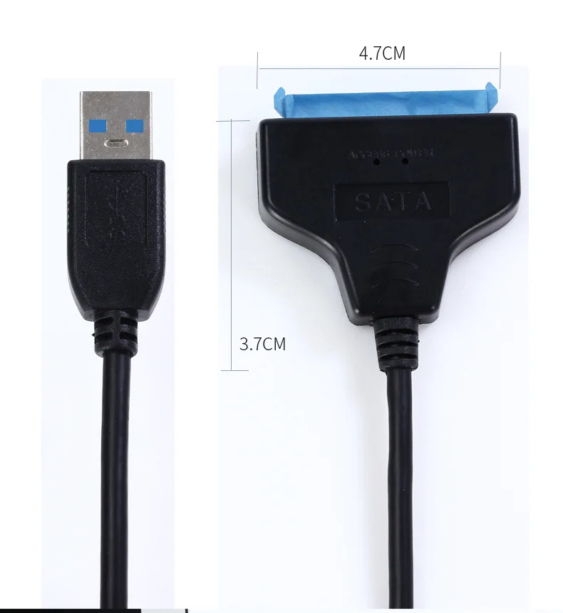 10 бр. адаптер USB 3.0 към Sata кабел-конвертор 7 + 15П 22pin sataIII на USB3,0 адаптери за 2,5 