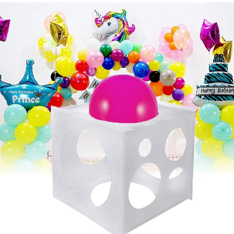 2020 Нова кутия за измерване на размери балони с 11 дупки, Арки от балони, колони, Инструмент за измерване на размера на балон за украса на парти по случай рождения Ден