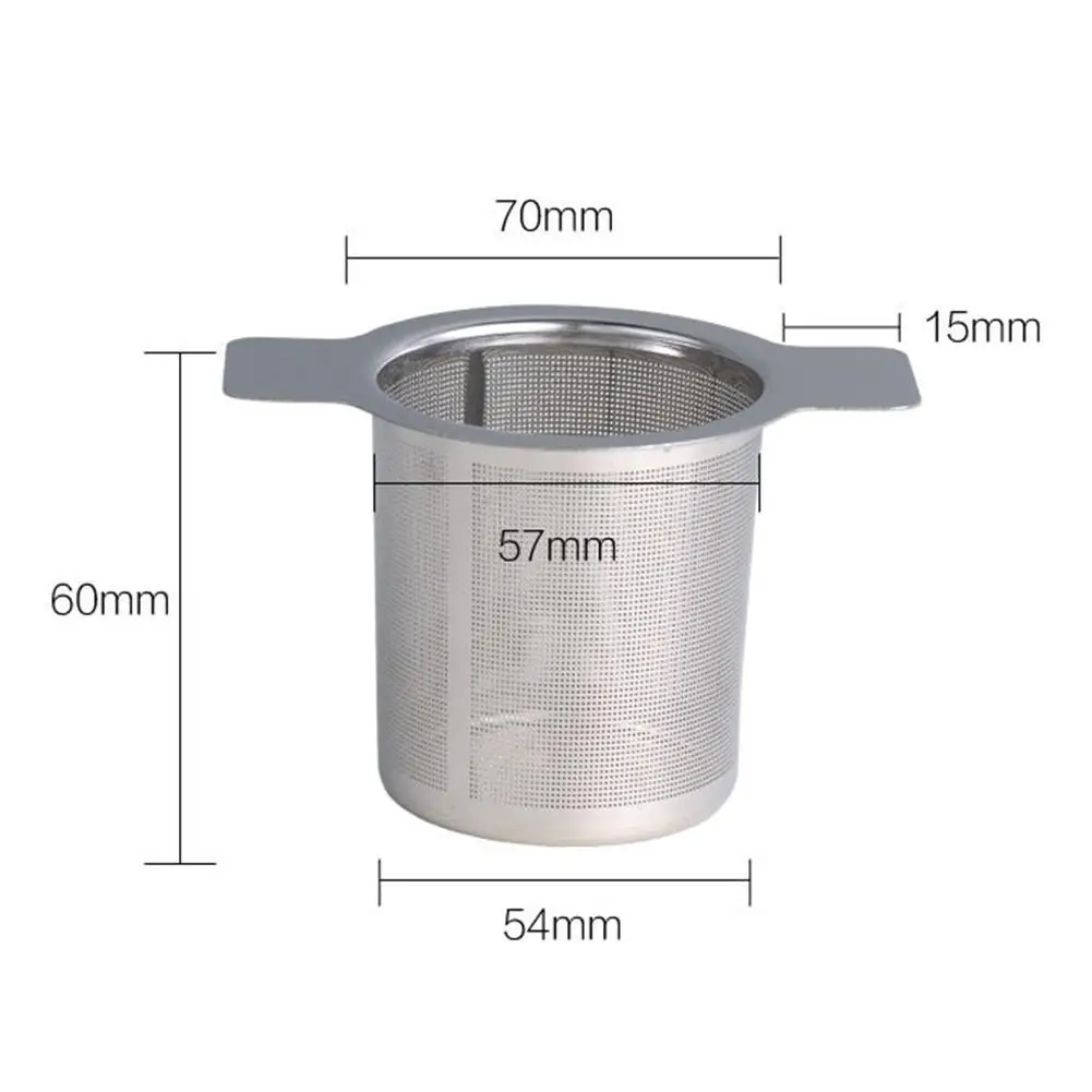 Метален филтър за заваряване на чай, цедка за подправки от неръждаема стомана, филтър за билкови подправки, кухненски принадлежности