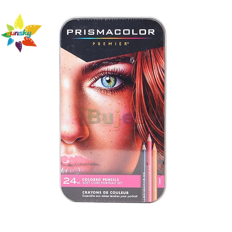 132 Цветни молив за художници Prismacolor, комплект цветни моливи с мека гръбначен мозък, професионални моливи за училище, аксесоари за бродерия